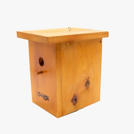 ECONEX NIDAL DE MADERA MACIZA PARA AVES INSECTÍVORAS